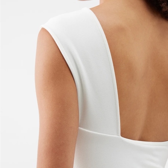 NWT HAIGHT MARIA ONE PIECE CREPE SWIMSUIT SIZE SMALL OFF WHITE Z573 - Picture 2 of 6